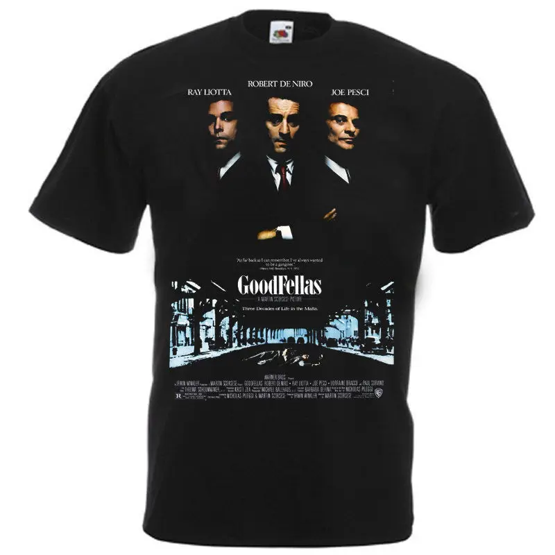 GoodFellas Movie Poster T shirt Black all sizes