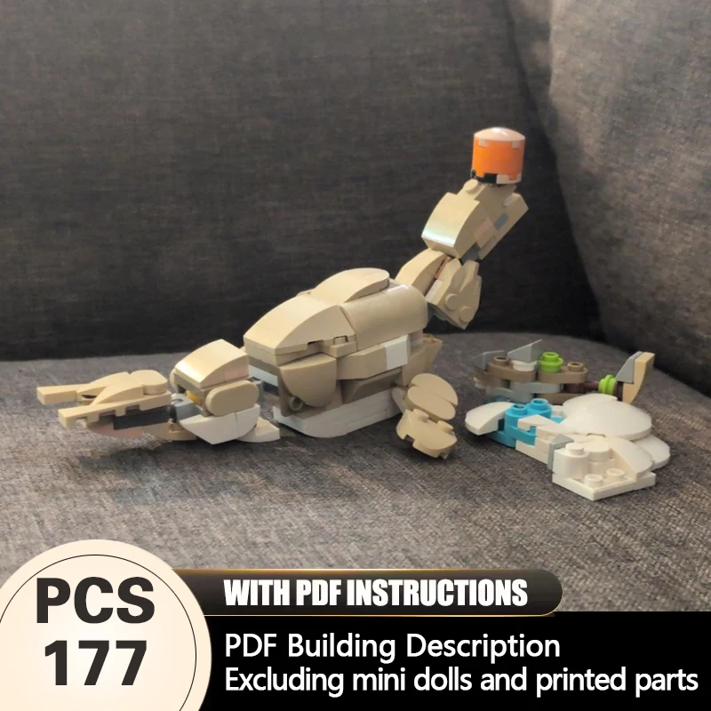 Creators Animal Series Model MOC Building Bricks Accurate Seal Modular Technology Gifts Holiday Assemble Children Toys Suit