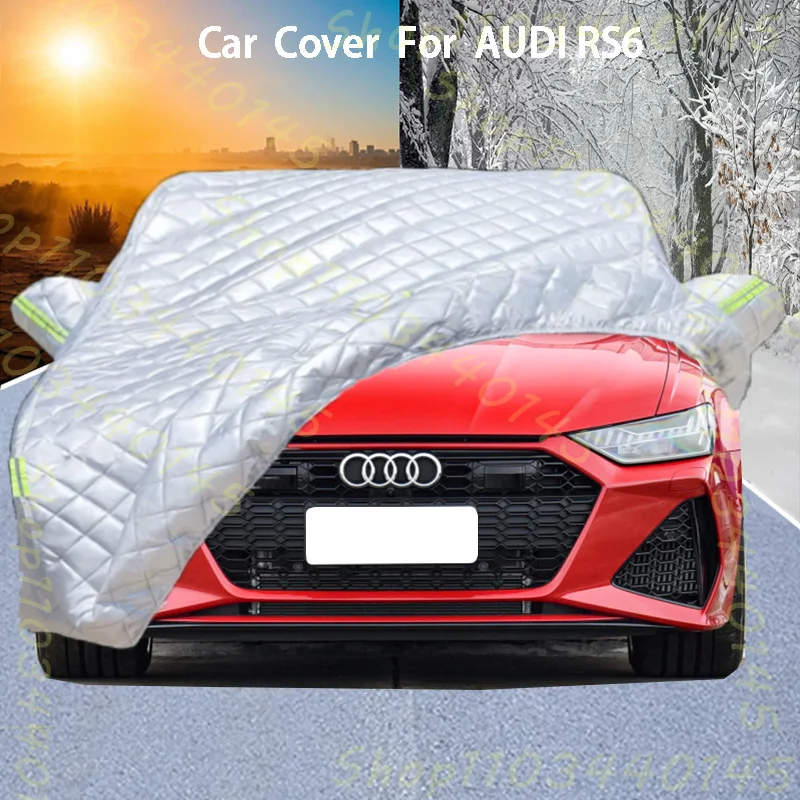 

For AUDI RS6 Car Cover Delivers Hail Protection, Scratch Guard, prevents paint peelingRain & Snow Resistance