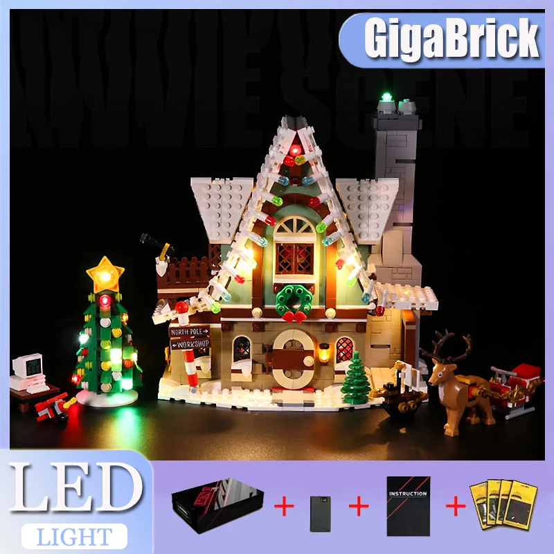 

Комплект светодиодных фонарей «сделай сам» для LEGO 10275 «Клаб эльфа» (только светодиодный светильник, без модели блоков)