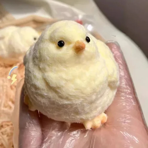 Yellow Chick Squishy Squeeze Toy Kids Adult Pop Fidget Toys Soft Pinch Entertainment Games for Children Anti-stress Gifts