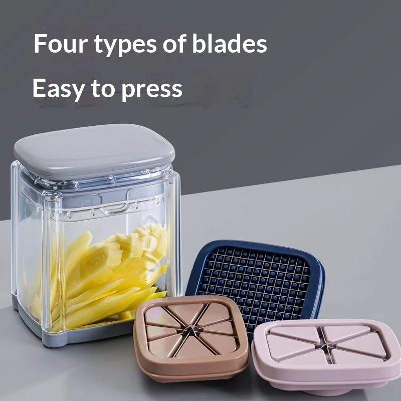 

French Fry Cutter Potato Onion Cutter Kitchen Vegetable Chopper Dicer Great for Potatoes Carrots Cucumbers Zucchini Pepper