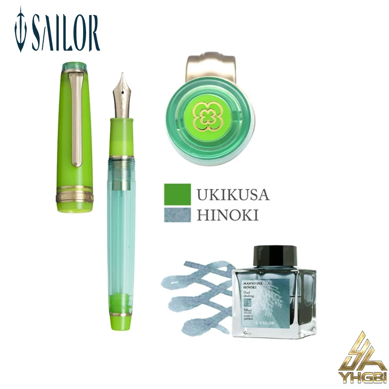 1 шт., японская ручка SAILOR Manyo Season 2, 14K, ручка Manyo Limited, подарочная коробка, набор подарочных перьевых ручек, школьные принадлежности, офисные принадлежности