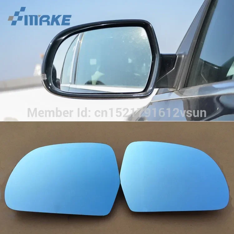 

2Pcs for Audi A4/A5 Rearview Mirror Blue Glasses Wide Angle Led Turn Signals Light Power Heating