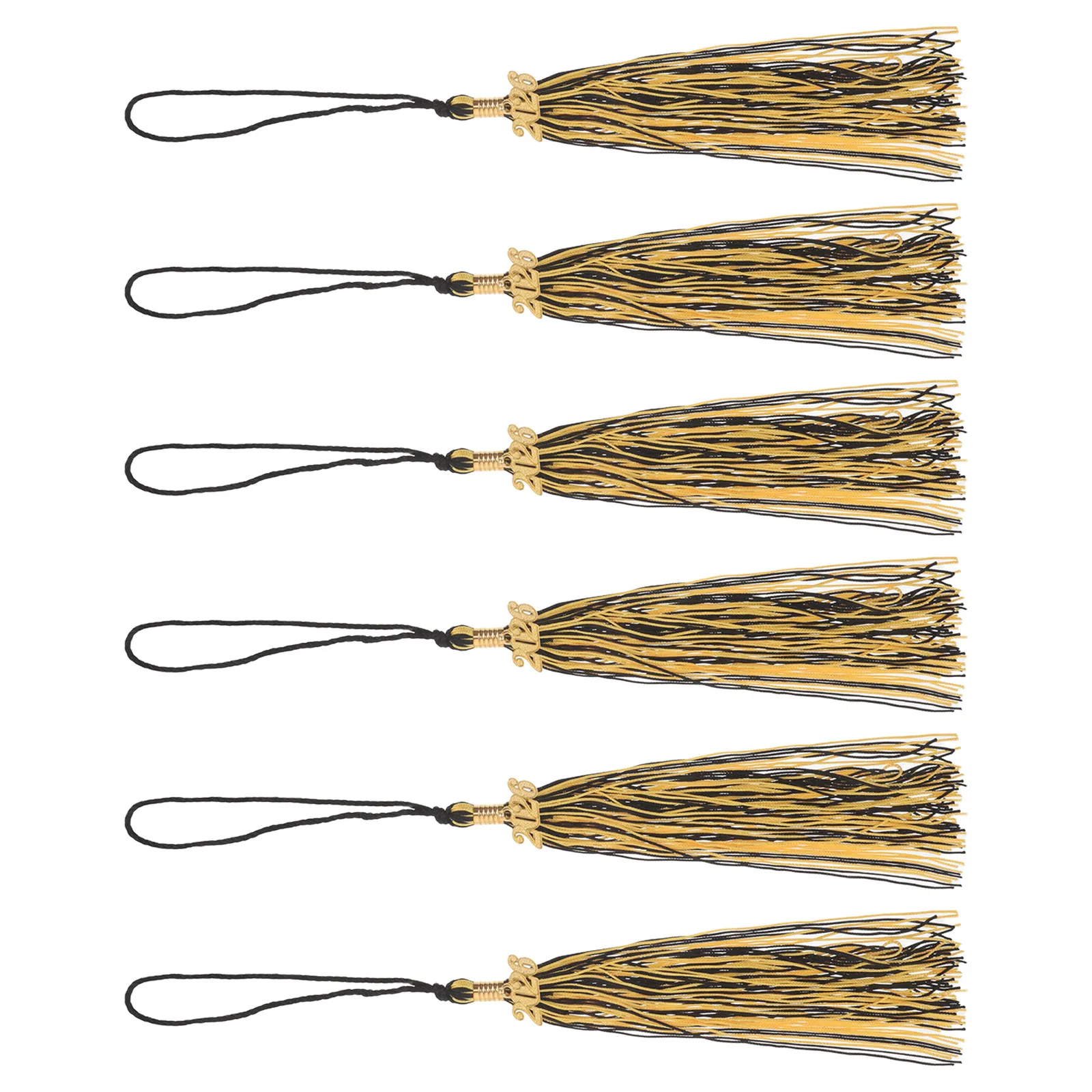 6Pcs Graduation Hat Tassels with 2026 Commemorative Charm Grad Cap Tassel Decoration Memorial Graduation Cap Accessories Tassel
