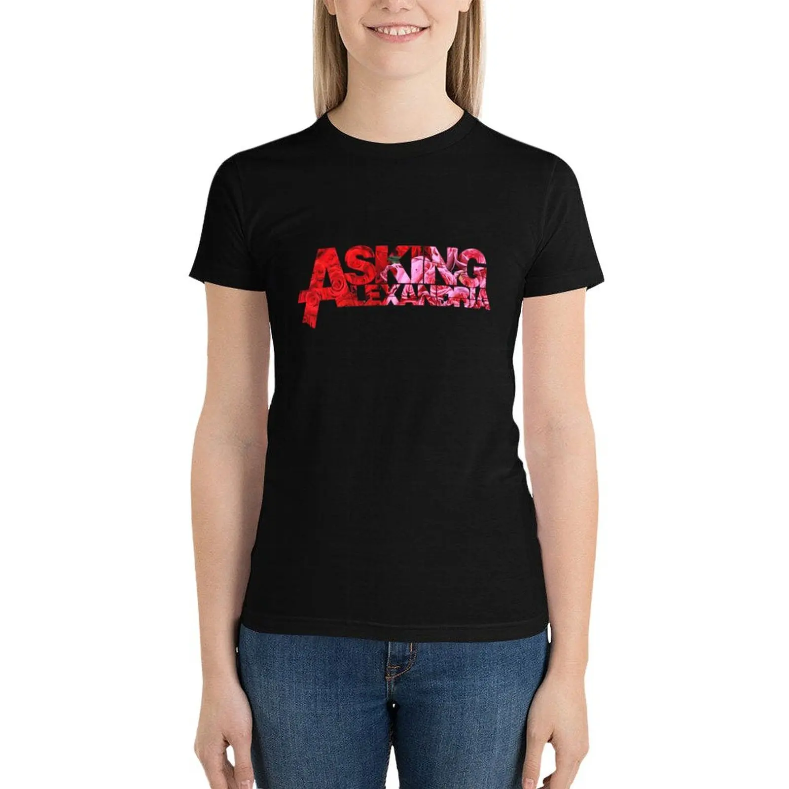 Asking Alexandria T-Shirt summer top cute clothes tops summer clothes t shirts for Women graphic