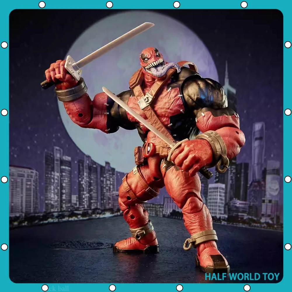 

Marvel Anime Figure 22cm Combo Slaughter Lethal Guardians Figurine Venom Deadpool Combo Figures Model Pvc Statue Decoration Toys