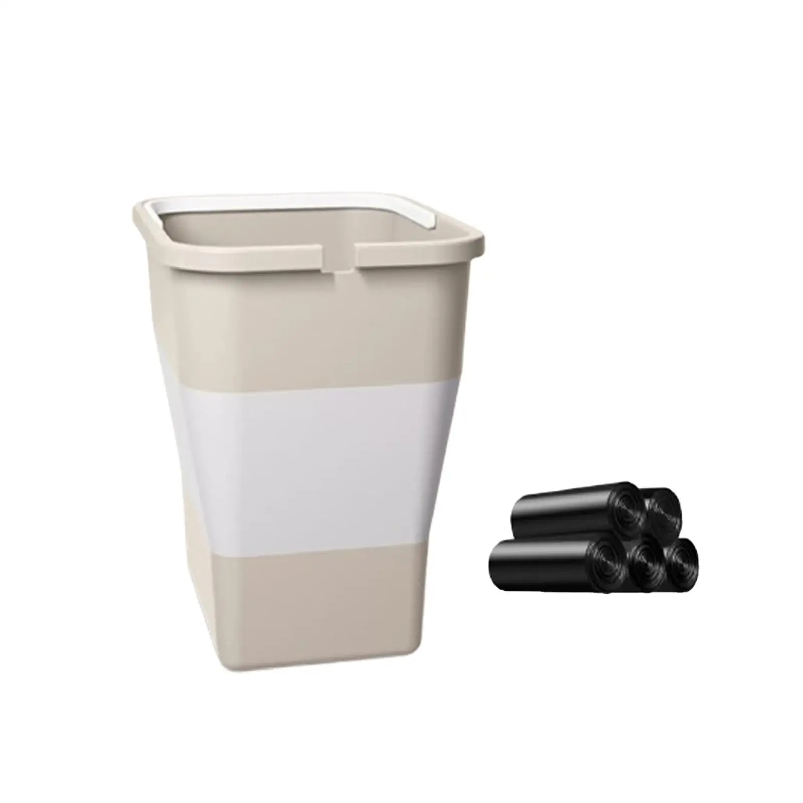 Foldable Car Trash Can Stylish Auto Garbage Can for Under Sink Home Cupboard