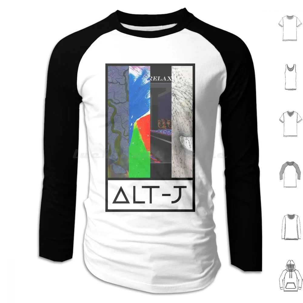 Copy Of Alt-J-Discography 2 Hoodies Long Sleeve Alt J Bon Iver Radiohead Music Arcade Fire Indie Album Pitchfork Beach