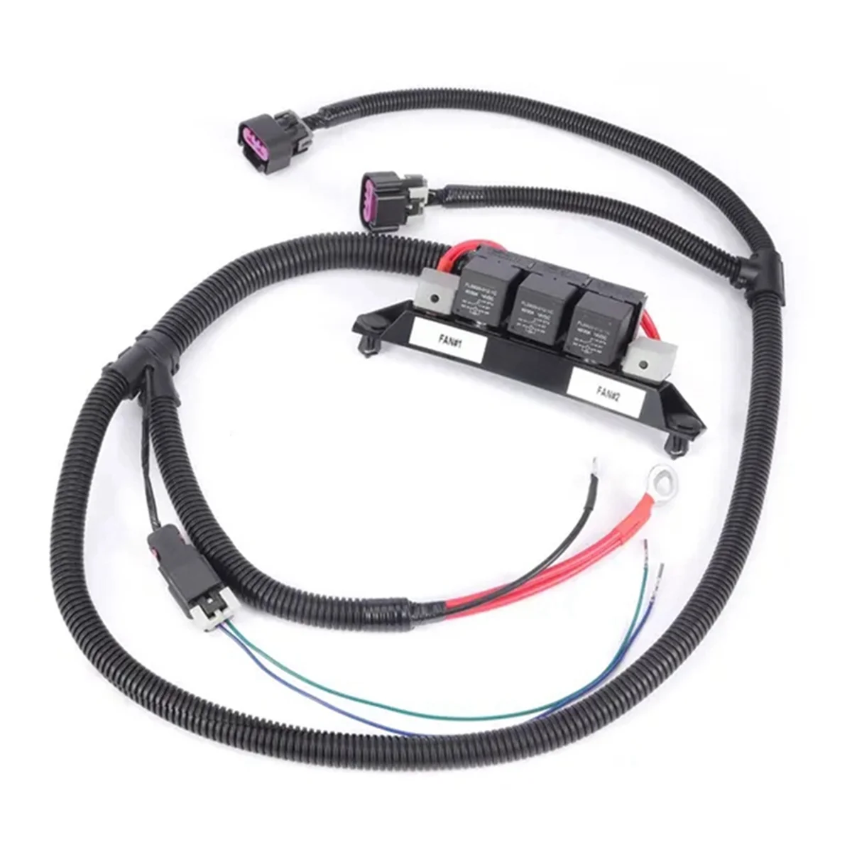 

Car Electric Dual Fan Control Wiring Harness for Chevy Silverado Tahoe GMC Sierra Yukon 67400923 674-00923