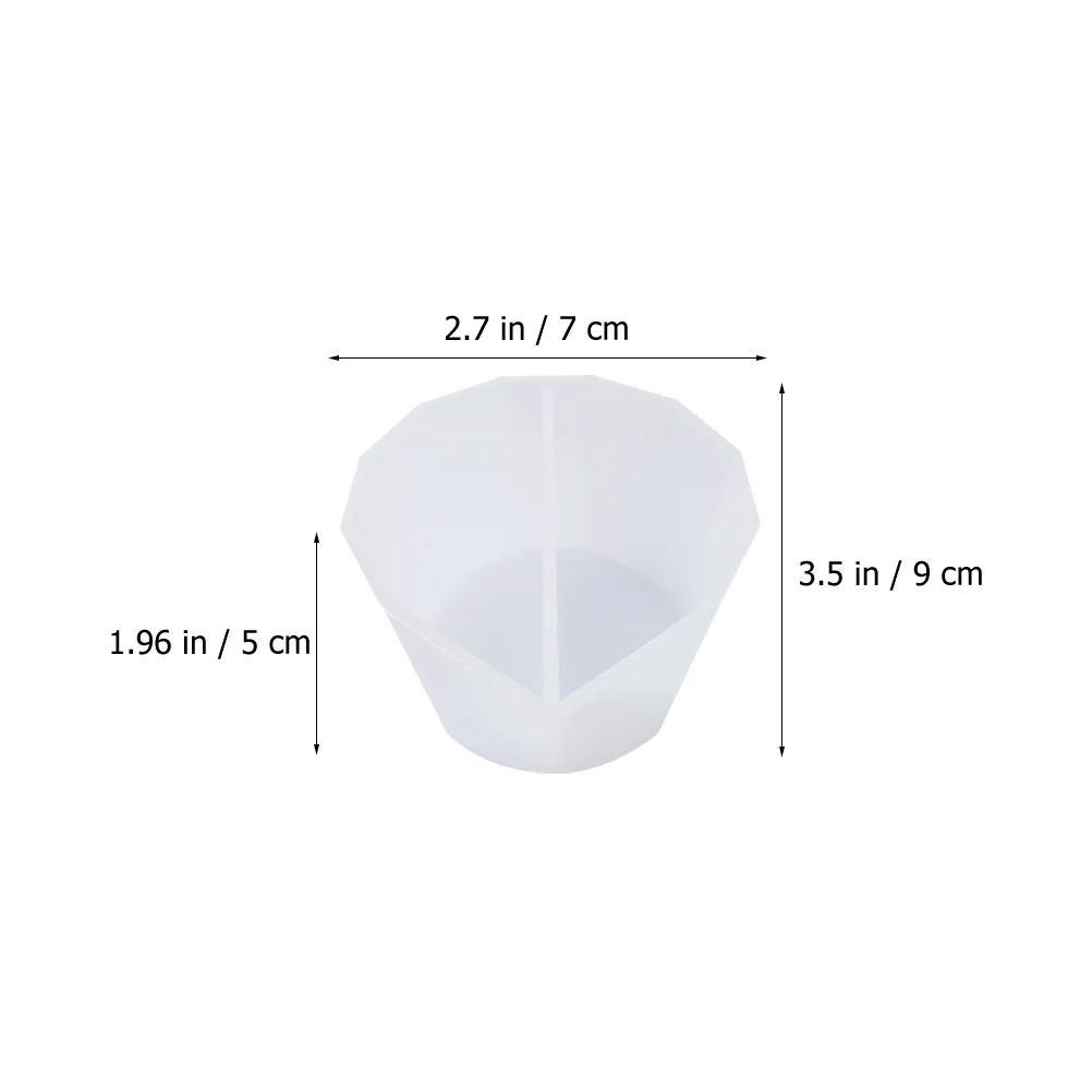 

4Pcs Color Mixing Holder Practical Silicone Epoxy Making Cup for DIY Crafts Pigment Cup DIY Epoxy Kit Pigment Holder