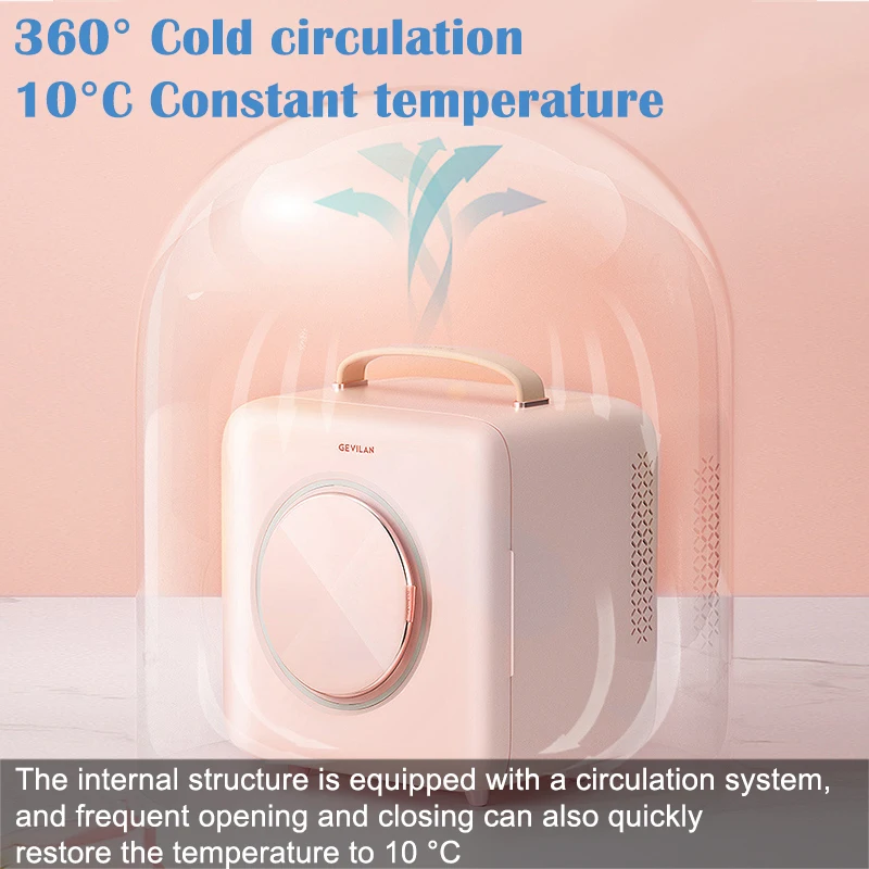 Beauty Refrigerator Skin Care products refrigerated makeup storage Heating Mini intelligent constant temperature preservation