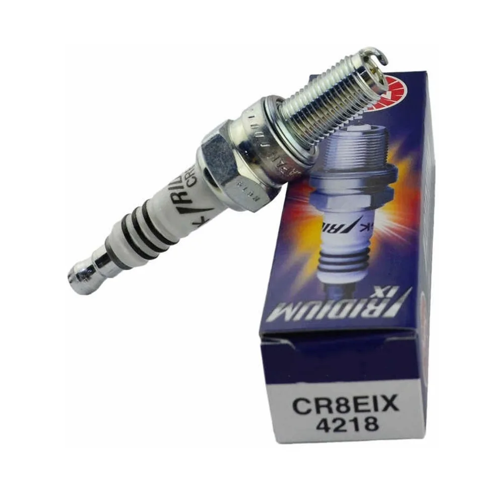 12Pcs 4218 CR8EIX Motorcycle Iridium Spark Plug for YAMAHA Suzuki Piaggio Peugeot MOTO GUZZI Maserati KAWASAKI HYOSUNG APRILIA