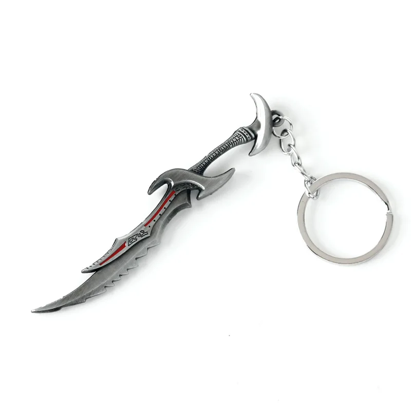 The Knife Keychain Online Elsweyr Coin Key Chain for Men Weapon Model Car Keyring Jewelry image 6
