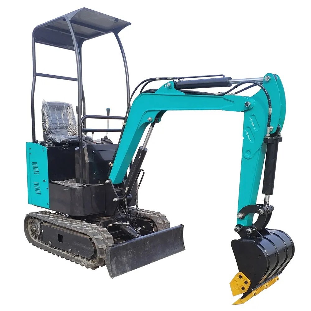 Customised, tracked diesel excavators for digging pits and landfill sites on farms and ranches are flexible to operate