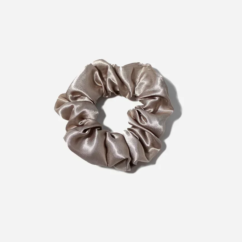 Nuovo francese retrò semplice testa a sfera intestino crasso cravatta per capelli solido vintage raso scrunchie elastico fatto a mano fasce