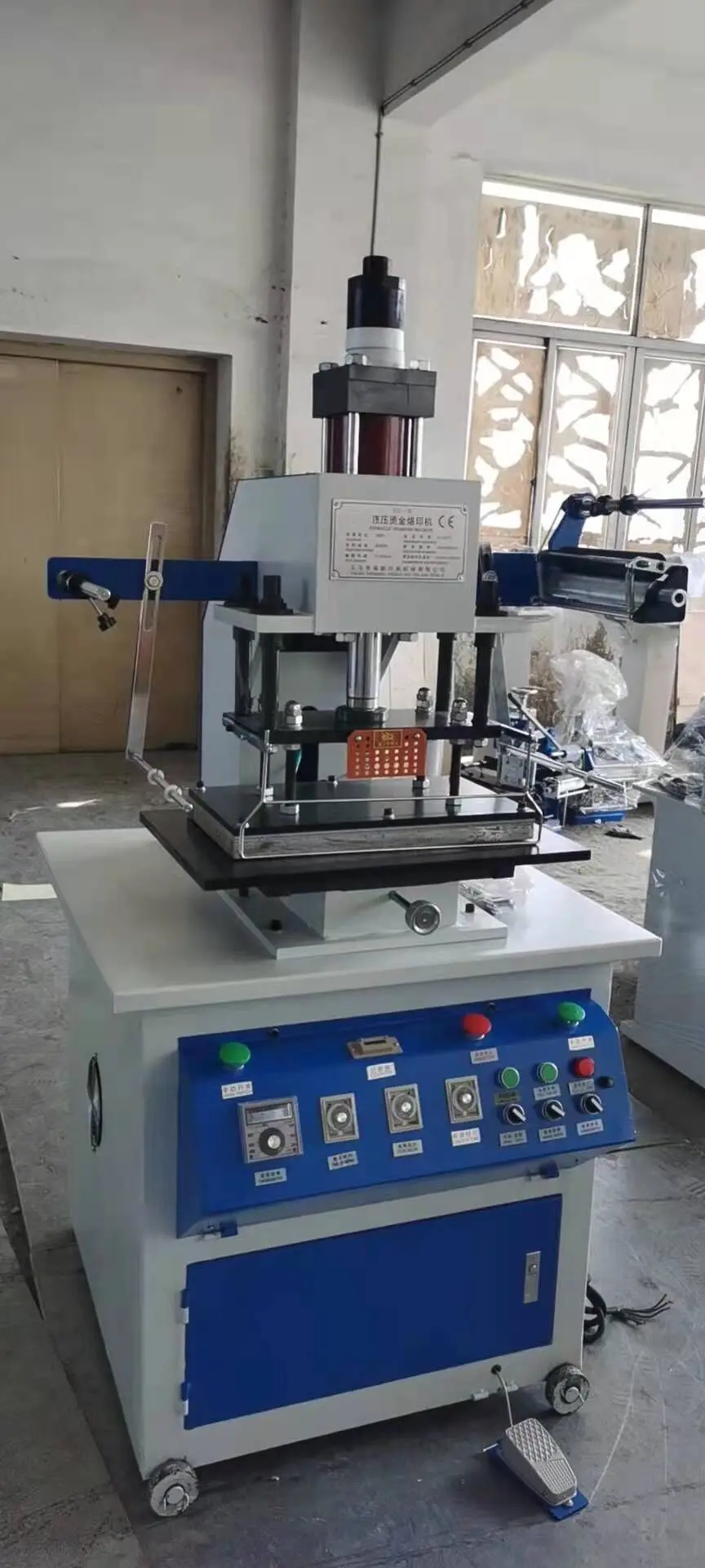 Large Size Area Hot Stamping Machine Leather Hot Foil Stamping Machine Gilding Press Machine for Pvc Leather