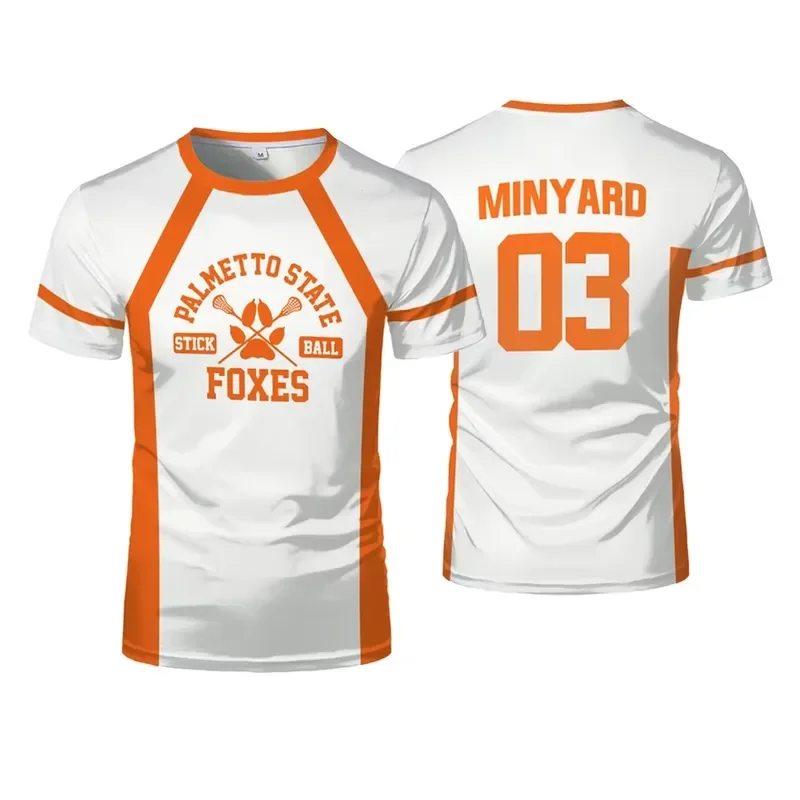 3D Printed Casual T Shirt All For The Game Palmetto State Foxes Andrew Minyard 03 Lacrosse Fan Jersey Tee Men Women