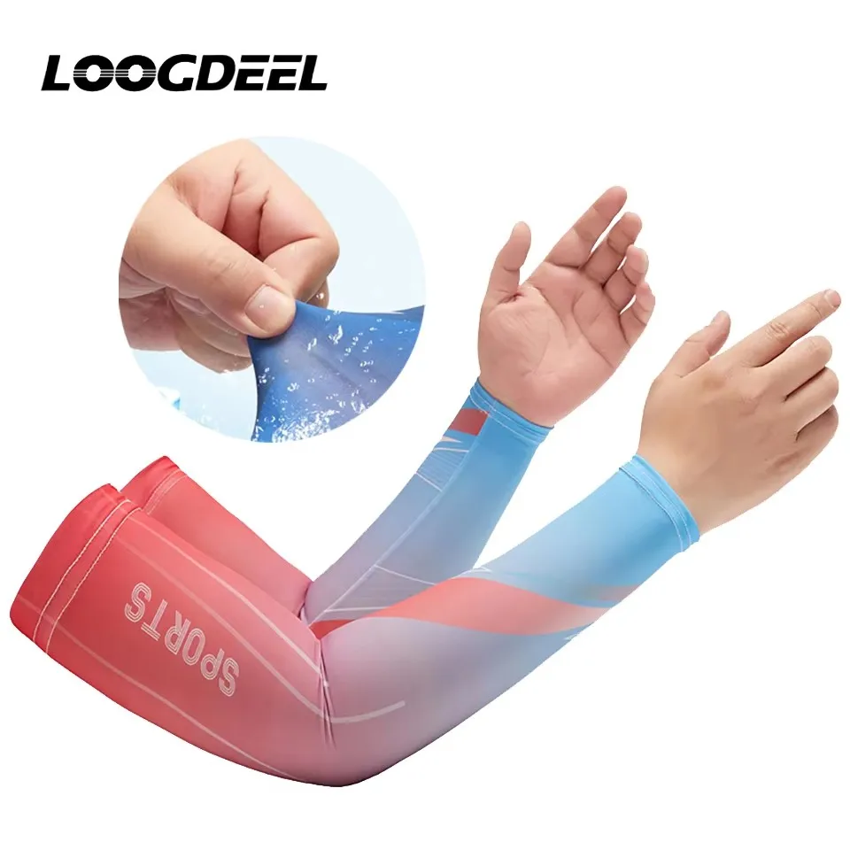 

LOOGDEEL Summer Sports Ultraviolet-proof Cuff Driving Sun Protection Arm Sleeves Hiking Fishing Cycling Ice Sleeves for Men