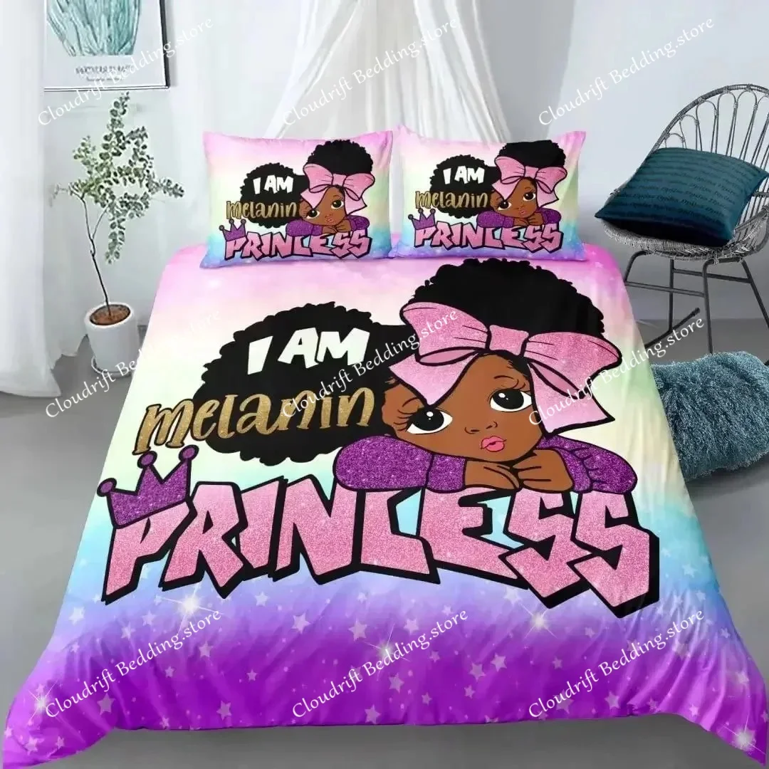 

Single-Sided Printed Comforter Bedding Sets, Comfortable Bedspreads, Duvet Bedding, American Girl, Birthday Gift, King