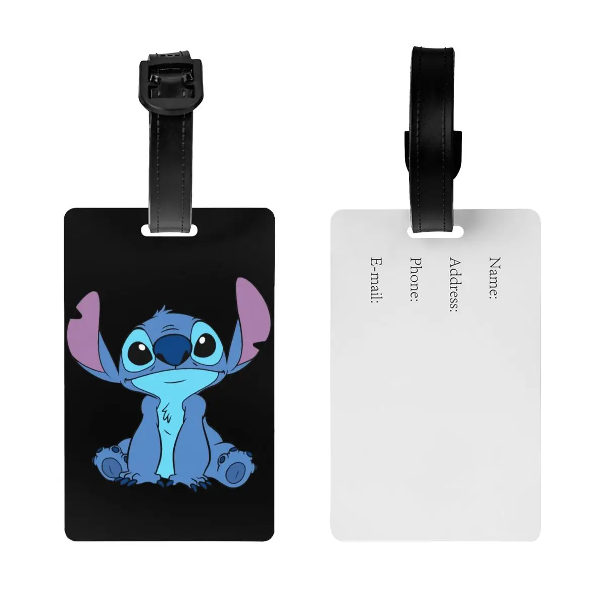 Custom Stitch Luggage Tag With Name Card Privacy Cover ID Label for Travel Bag Suitcase