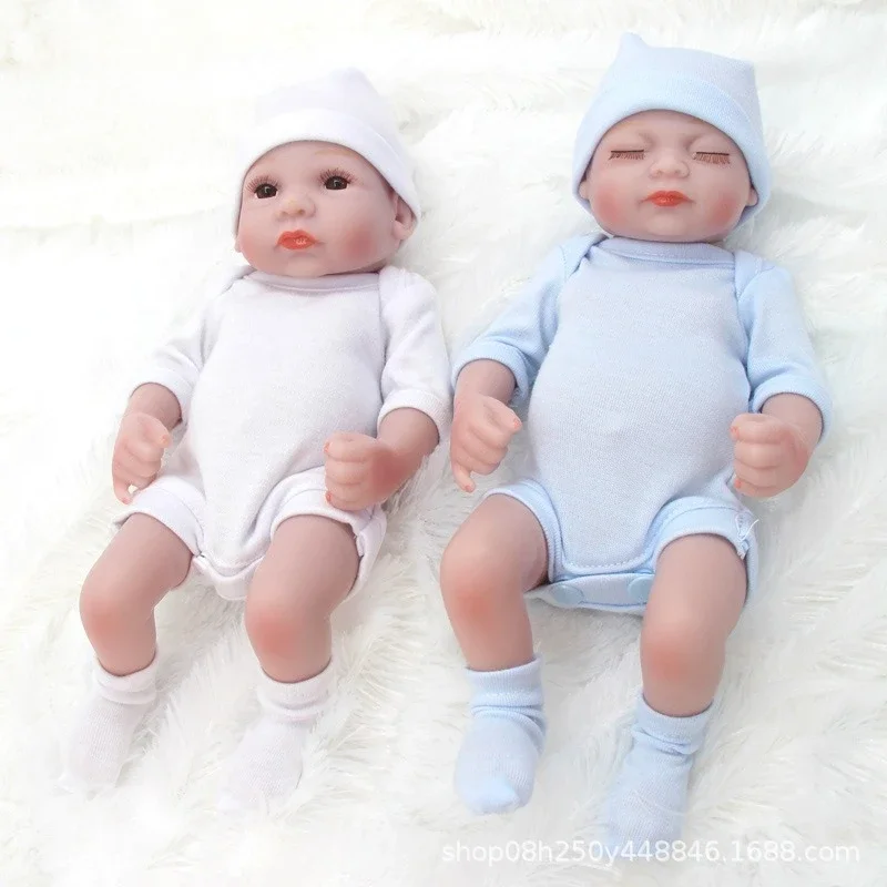 

Imitation Baby Silicone Baby Early Childhood Education Children's Birthday Gift Soft Glue Family Toy Doll Birthday Gifts Dolls