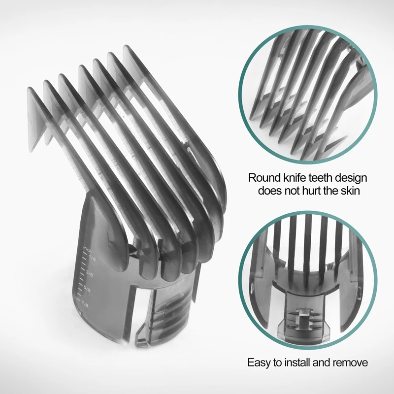 1 pz pratico tagliacapelli Cutter barbiere testa Clipper pettine misura per QC5130 QC5105 QC5115 QC5120 QC5125 QC5135