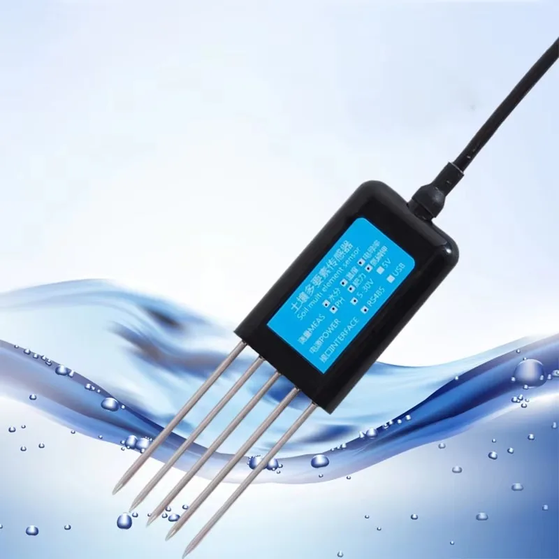 

USB 7-in-1 Soil Sensor for Agriculture Plant Moisture pH Temp EC Salinity NPK - Complete Garden Tool for Smart Farming