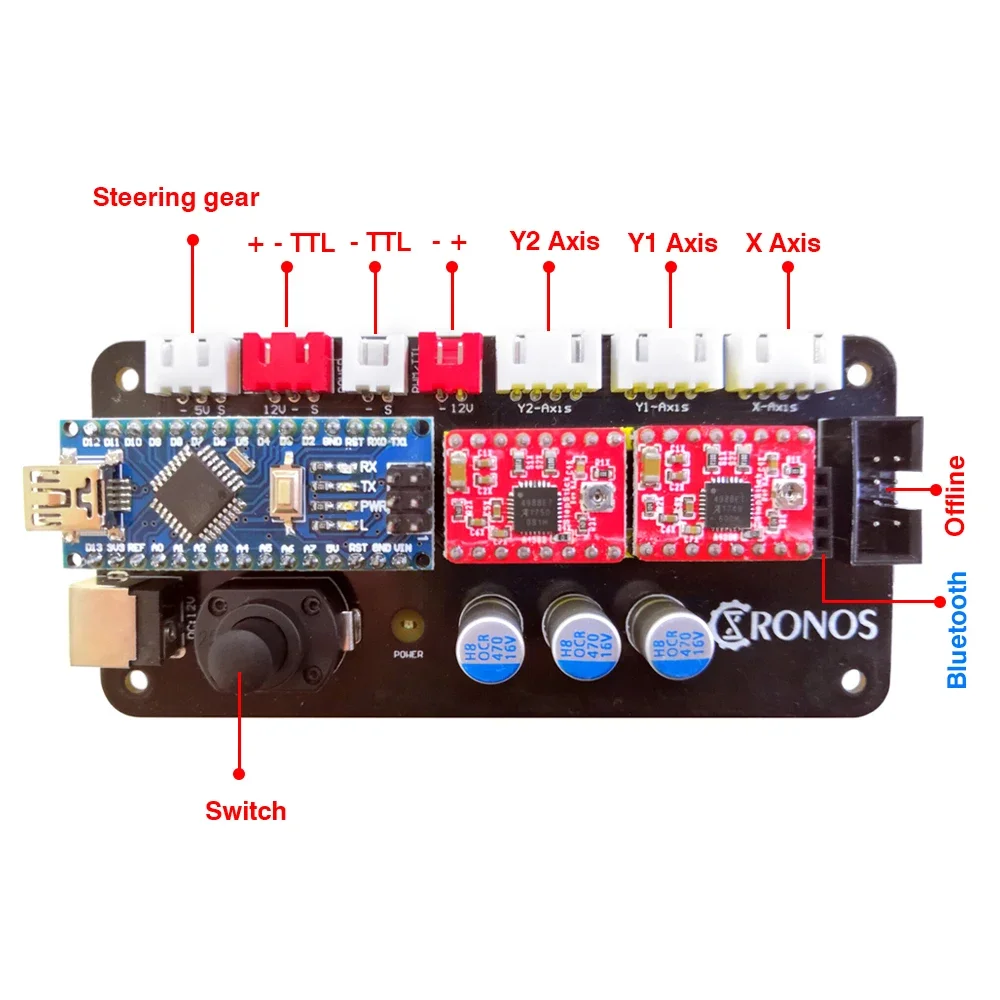 yyhc 40w DIY lasergraveermachine 1m * 1m groot gebied lasersnijmachine voor hout metaal