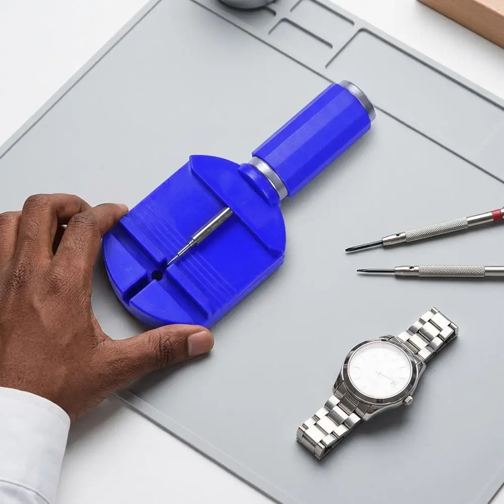 Watch Repair Tool Set Watch Link Band Slit Strap Bracelet Chain Pin Remover Adjuster Tool Kit for Professional Watchmak