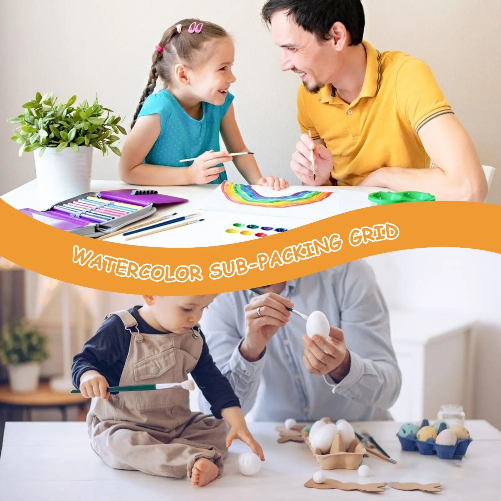 

Набор для художника: металлический кейс для акварели с пустыми пластиковыми кюветами, портативная компактная палитра для акриловых и акварельных красок