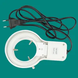 Microscope Fluorescent Ring Lamp 64mm Inner Diameter Stereo Microscope Backlight Illuminator 110V 220V Optional