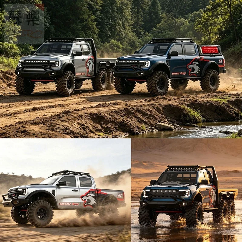 Remote Control Crawler Emo X7 Xl4 1 8 Scale Electric Off Road Truck Differential Lock Two Speed Outdoor Hobby Enthusiast