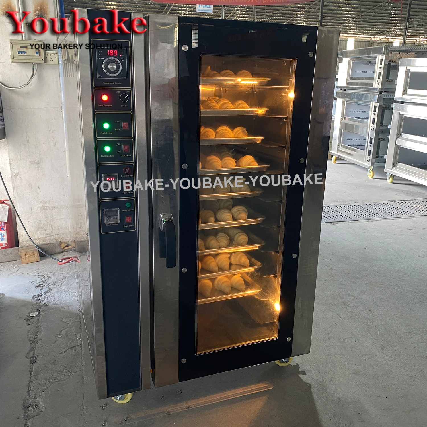 【Best-selling】Commercial Electric And 5/8/10/12 Trays Convection Oven Bread Oven With Mechanical Panel