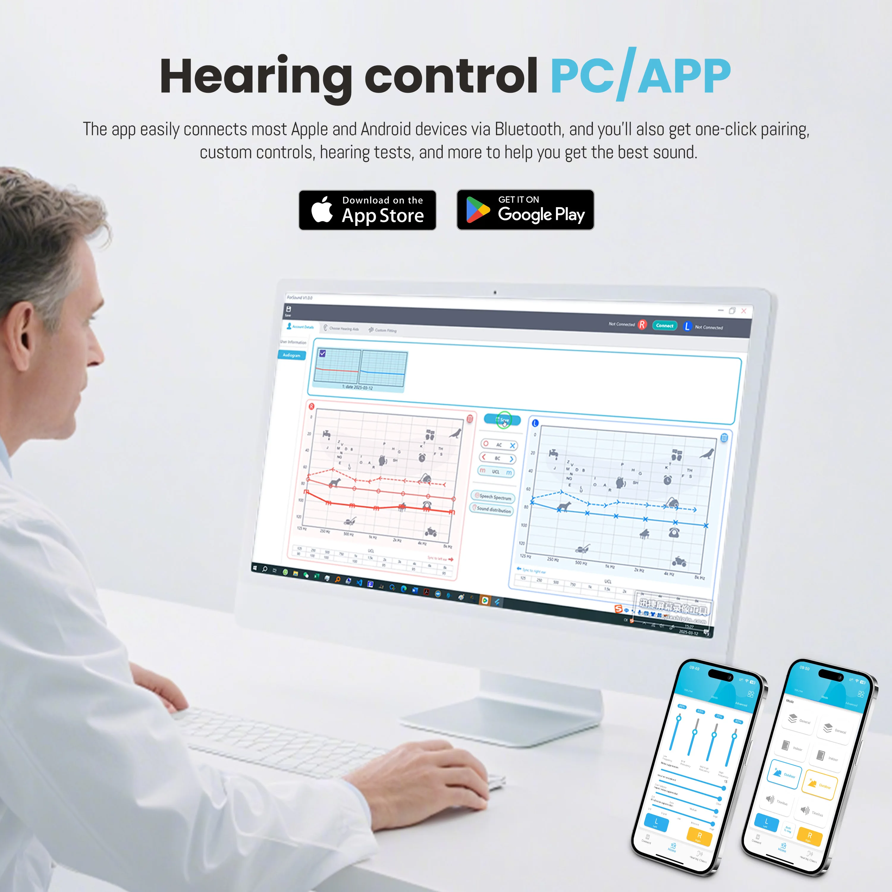 Hearing Aids RIC ISO13485 Medical Grade Manufacturing Process Quality Assured for Healthcare Distributor Wholesale Import
