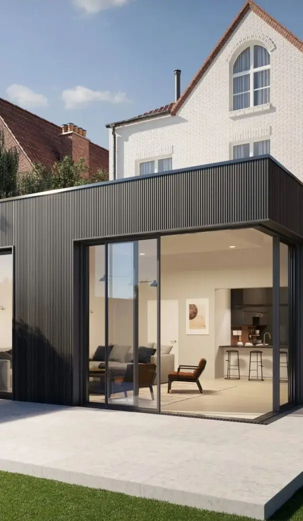 

Modern Design Aluminum Frame Sliding Glass Door Waterproof Silent and Durable Space-Efficient Sliding Door for Villa House