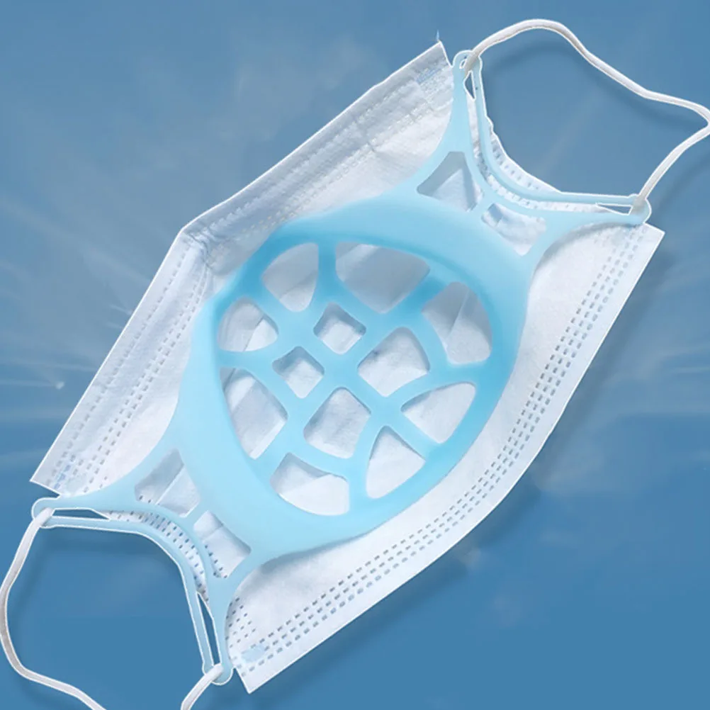 12 pezzi staffa interna per maschera supporto traspirante 3D previene il trasferimento del rossetto non soffocante adatto per maschere per il viso supporto leggero 3D