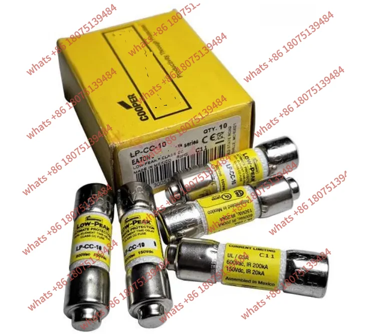 

10PCS New Original FUSE LP-CC-1-2-3-4-5-6-7-10-12-15-20-25-30 600VAC 10X38mm