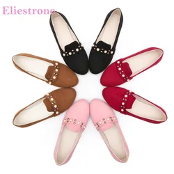 Brand New Breathable Pink Chocolate Women Casual Flats Red Black Sweet Women Office Shoes Plus Big Small Size 31 43 47 52