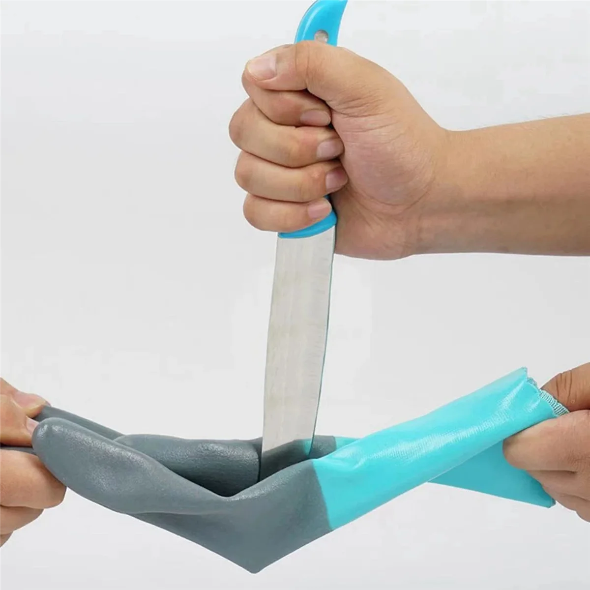 New Reusable Heavy Duty Safety Work Gloves, Acid,Labor Protection Wear-Resistant,Anti-Skid and Anti Cutting Rubber Gloves