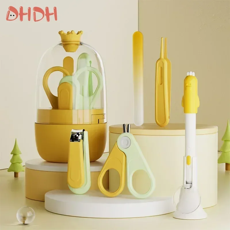 

Newborn Baby Nail Daily Care Kit Newborn Baby Beauty Cleaning Care Products Safety Nail Set Baby Gift Baby Nail Trimmer