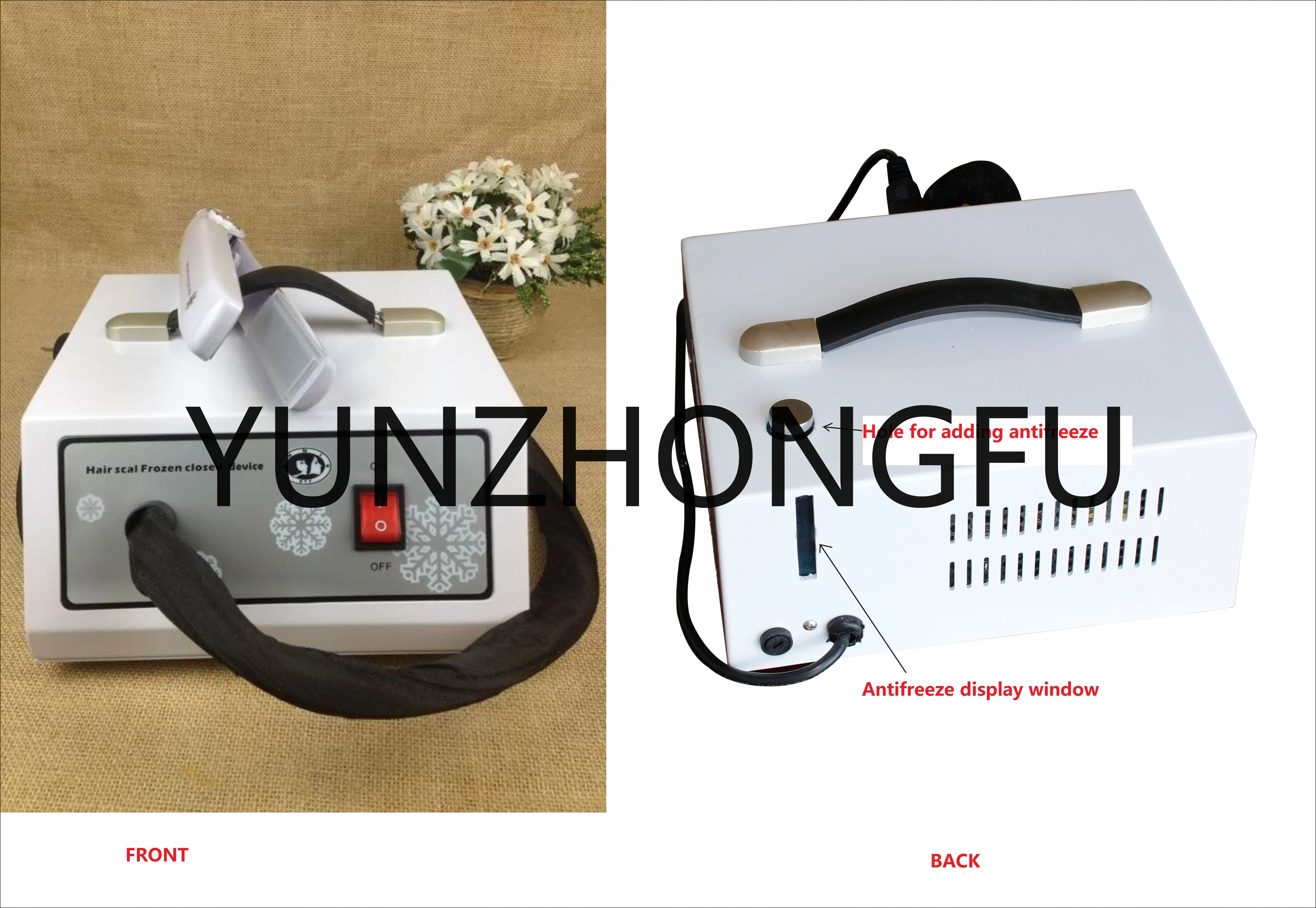 For Hair Ice Cold Frozen Flat Frozen Treatment Iron Cryolipolysis