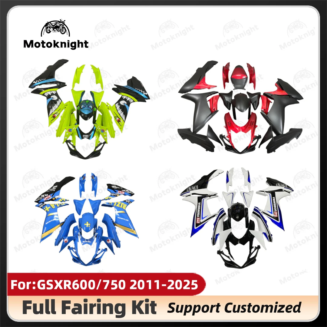 for GSXR 600 750 K11 gsxr600 gsxr750 2011 - 2025 2012 2014 2016 full Fairing Kit Motorcycle Injection mold bodywork Fairings kit
