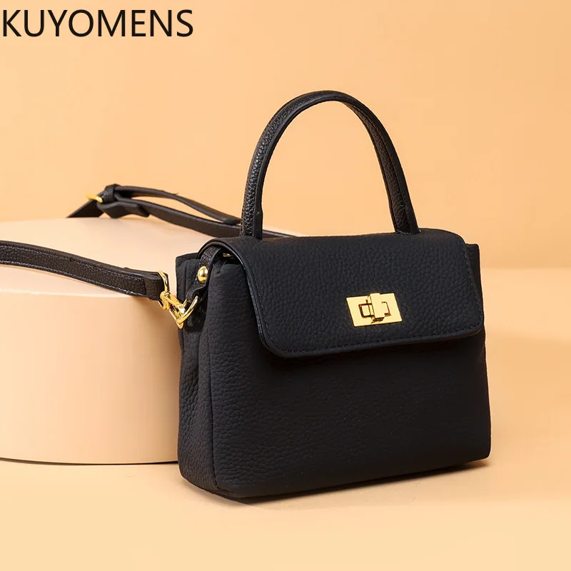 Women Tote Bag Genuine Leather Women\'s Purse High Quality Crossbody Bags Female Fashion Handbag Hobos Bag Messenger Bag