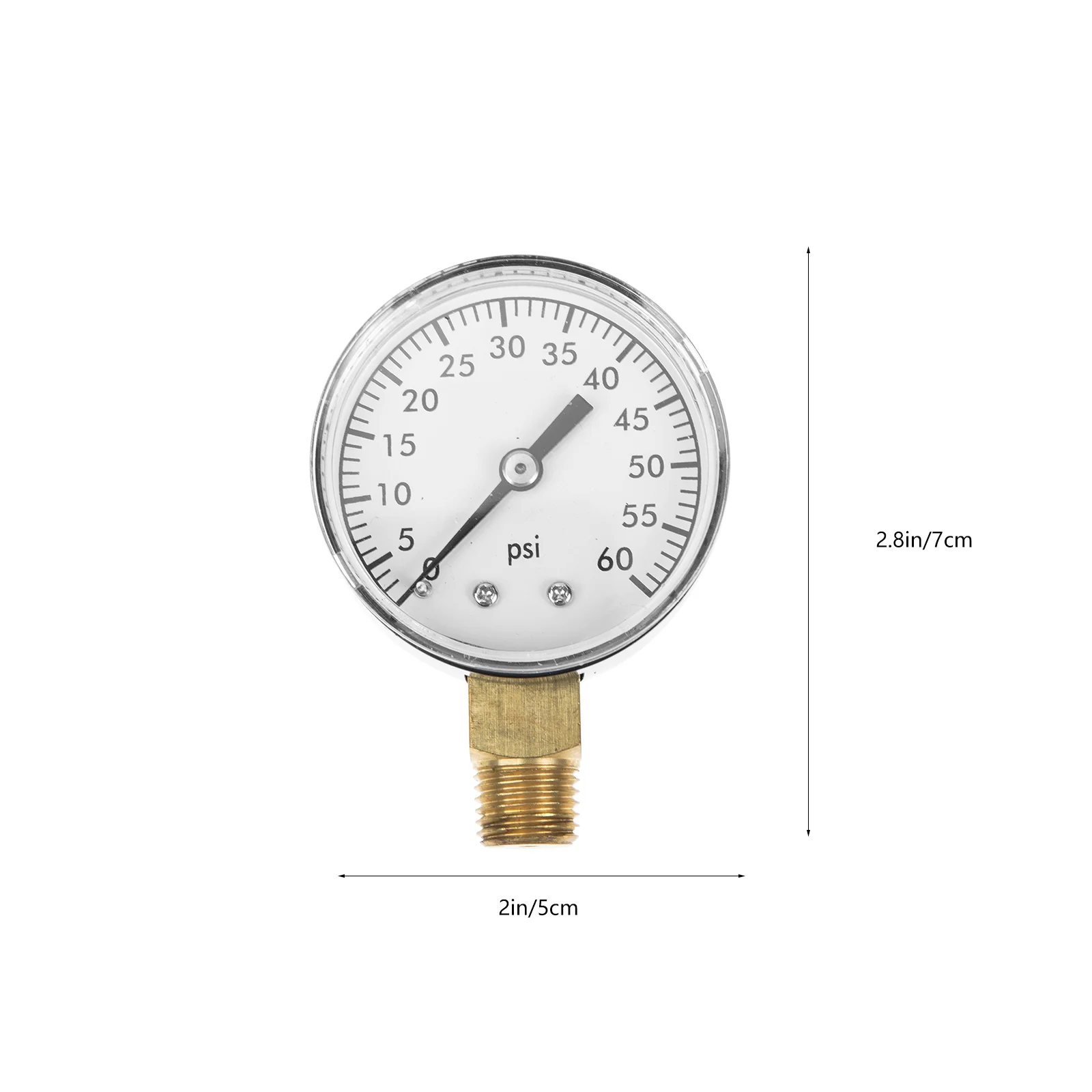 Water Pressure Gauge Pool for Garden Strainer Outdoor Sturdy Useful Alloy Professional Test