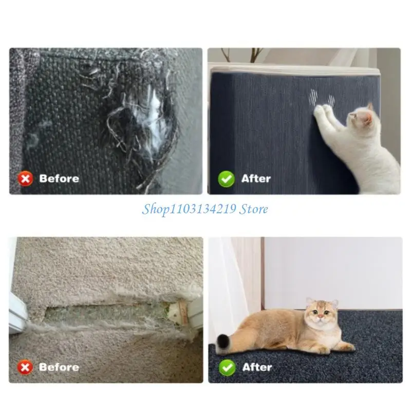 

N5KC 2 шт., устойчивые к царапинам защитные коврики для кошек и дерева, защитные коврики для мебели, клейкая полиэфирная
