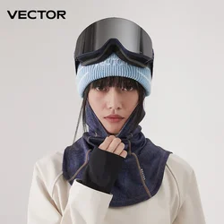 VECTOR Atmungsaktive Outdoor Ski Snowboard Motorrad Winter Wärmer Sport Halbe Gesichtsmaske Abdeckung Dreieckiger Schal Skimaske