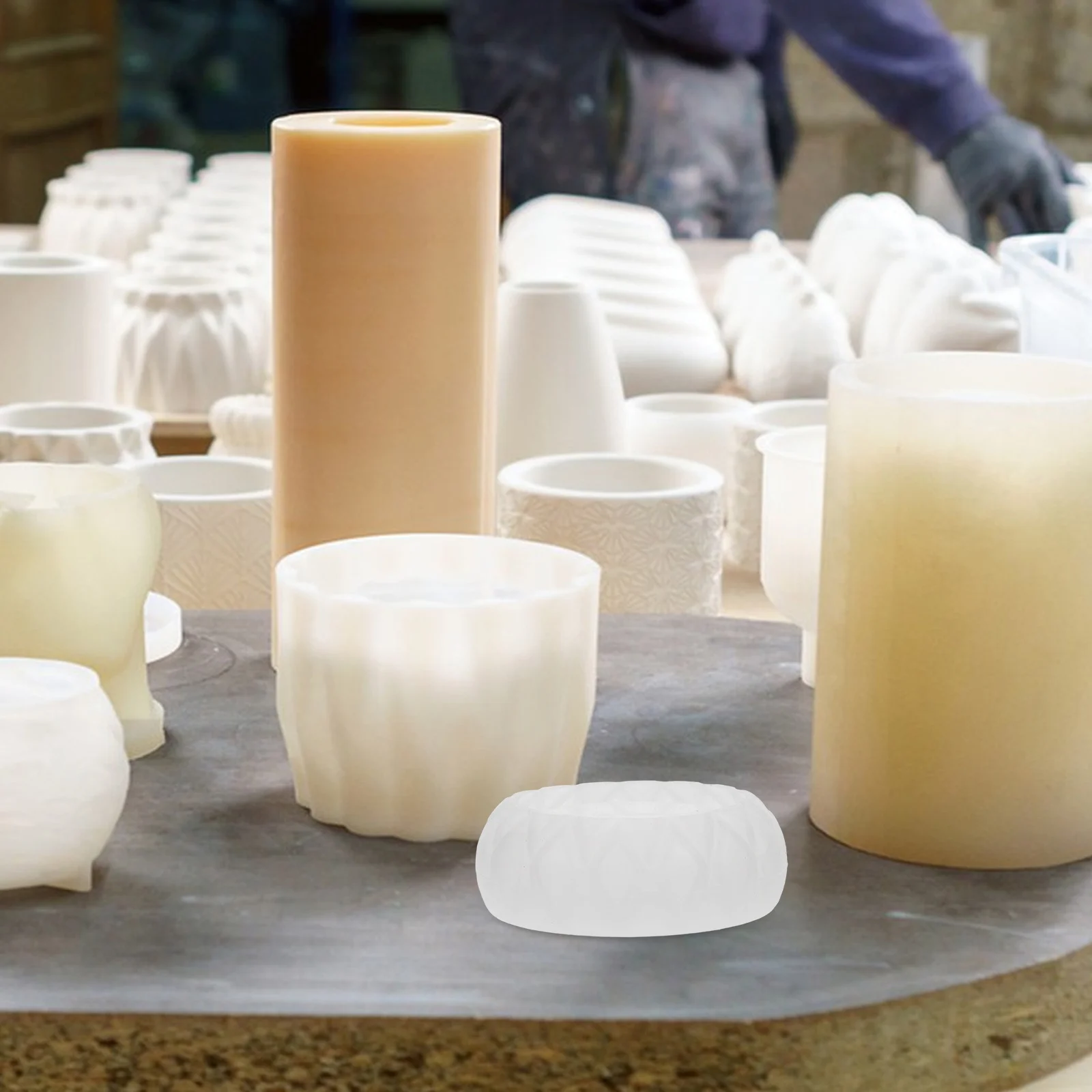 

Silicone Mold Geometric Irregular Design DIY Concrete Resin Plaster Mold for Succulent Planters Unique Planter Pots