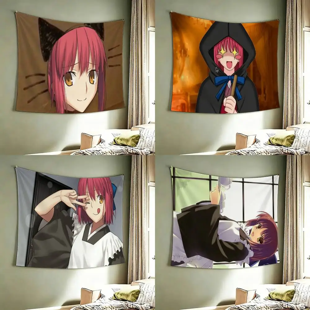 Cute Kohaku Tsukihime flag Best Price Decoration Outdoor Picnic Party