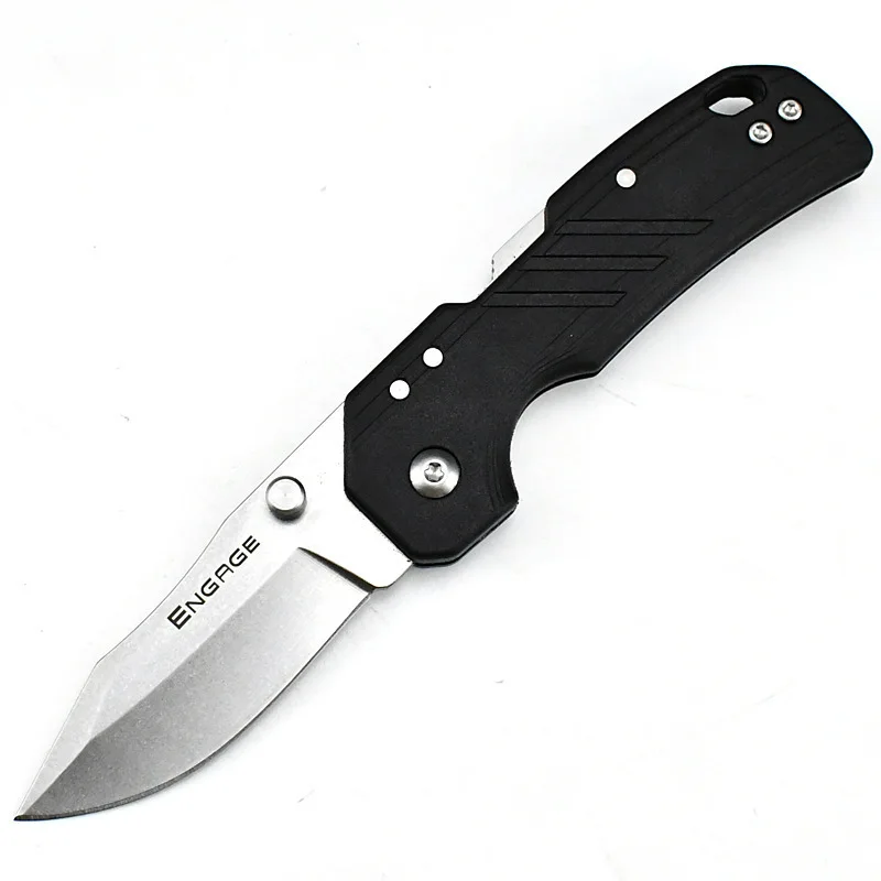 High Hardness 3R13 Stainless Steel Folding Blade Knife ABS Handle Woodworking Camping Outdoor Jungle Kitchen Fruit EDC Knife - view 2